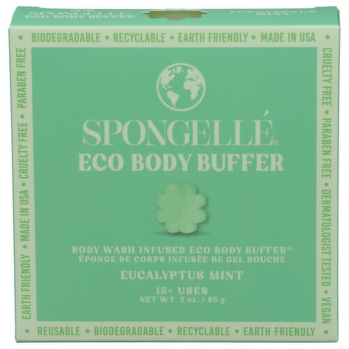 Spongelle Soap Body Wash Eucalypts - 3 Ounce