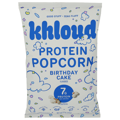 Khloud Birthday Cake Protein Popcorn - 5 Ounce