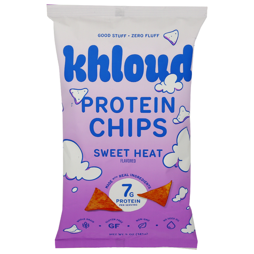 Khloud Sweet Heat Protein Tortilla Chips - 5 Ounce