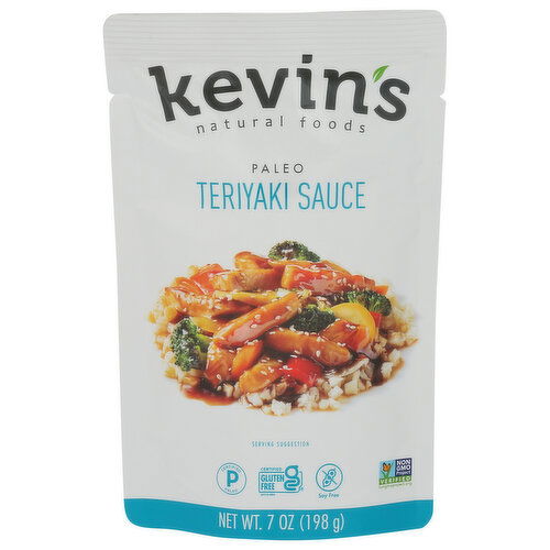 KEVIN'S NATURAL FOODS Teriyaki Sauce Paleo, Keto - 7 Ounce
