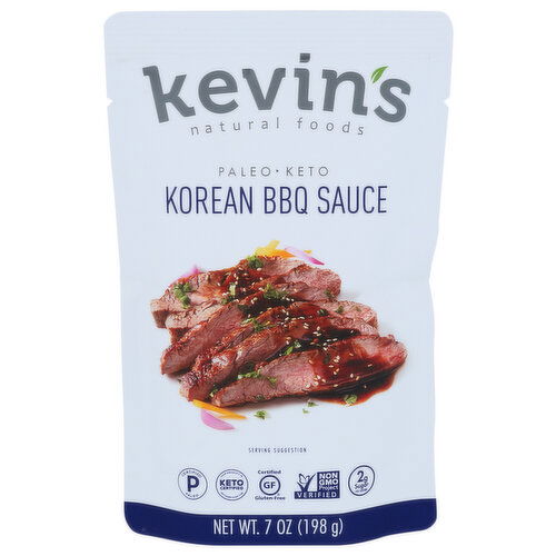 Kevin's Natural Foods Paleo, Keto Korean BBQ Sauce - 7 Ounce