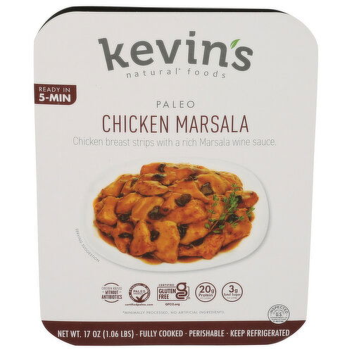 KEVIN's Natural Foods Chicken Marsala - 17 Ounce