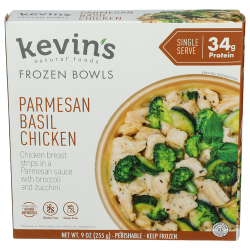 kevin's natural foods Gluten Free Parmesan Basil Chicken Bowl - 9 Ounce Image 1 of 4