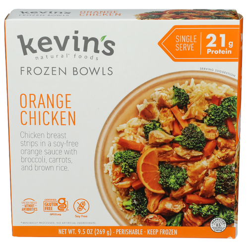 kevin's natural foods Gluten Free Orange Chicken Bowl - 9.5 Ounce Image 1 of 4