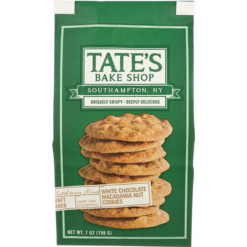 TATE's Bake Shop Cookies White Chocolate Macadamia Nut - 7 Ounce - 1 Count