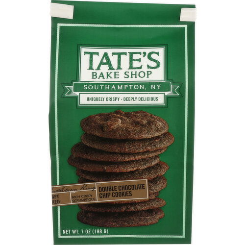 Tate's Bake Shop Cookies Double Chocolate Chip - 7 Ounce