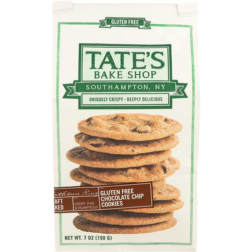 Tate's Bake Shop Cookies Gluten Free Chocolate Chip - 7 Ounce