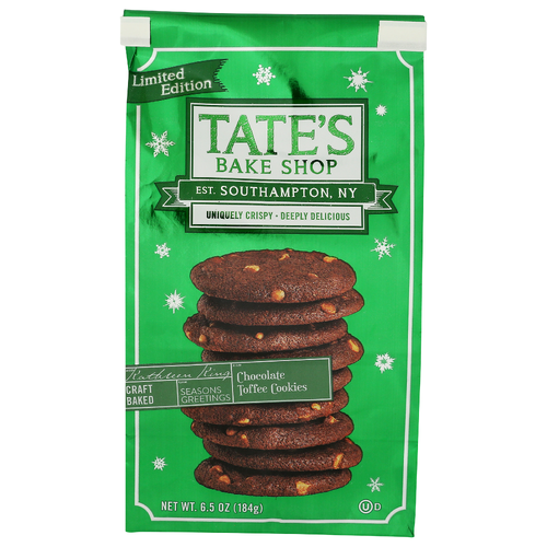TATE's Bake Shop Cookie Chocolate Toffee - 6.5 Ounce