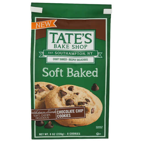 TATE's Bake Shop Chocolate Chip Soft Baked Cookies - 8 Ounce Image 1 of 4