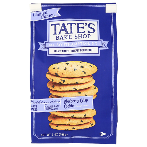 TATE's Bake Shop Blueberry Crisp Cookies - 7 Ounce