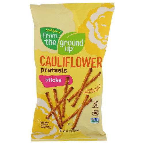 Real Food From The Ground Up Pretzel Stick Cauliflower Original - 4.5 Ounce