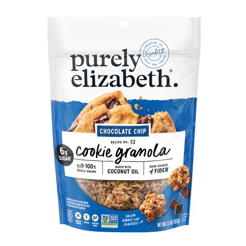 Purely Elizabeth Chocolate Chip Cookie Granola - 11 Ounce