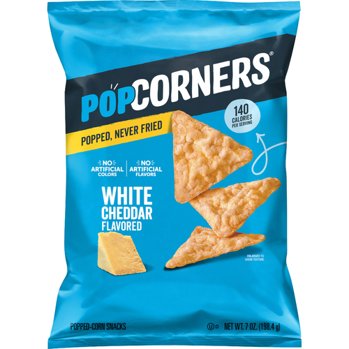 PopCorners The Crunchy And Wholesome Popped-Corn Snack White Cheddar Flavored - 7 Ounce - 1 Count