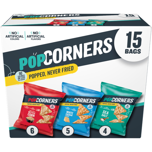 PopCorners Variety Pack Popped Corn Chips - 9.38 Ounce