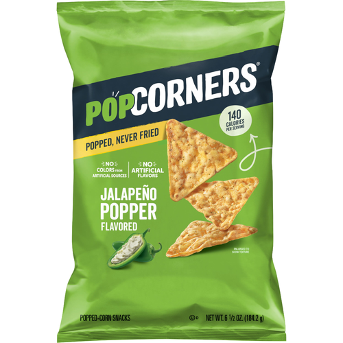 PopCorners Popped-Corn Snack Jalapeno Popper Flavored 6 1 - 6.5 Ounce