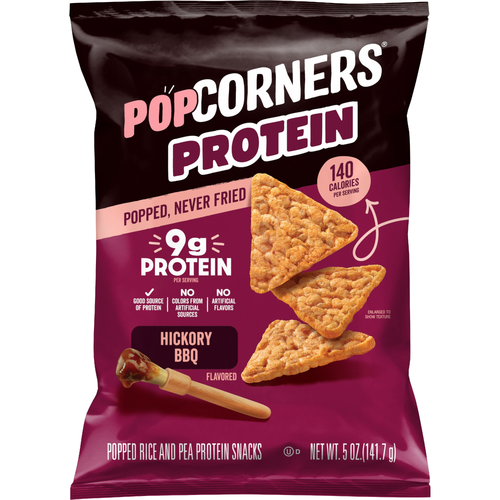 PopCorners Popped Corn Snacks Protein Hickory Bbq - 5 Ounce