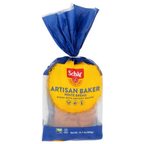 Dr. Schar Artisan Baker White Bread Gluten Free - 14.1 Ounce