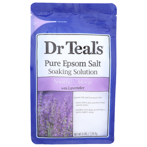 Dr Teal's With Lavender Pure Epsom Salt - 3 Pound