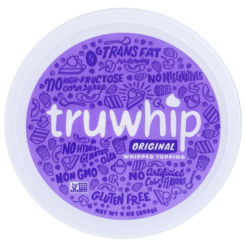 Truwhip Whipped Topping Frozen Original - 9 Ounce