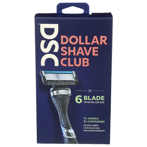 Dollar Shave Club Razor Starter 12 3 6 Bladehandle - 1 Each