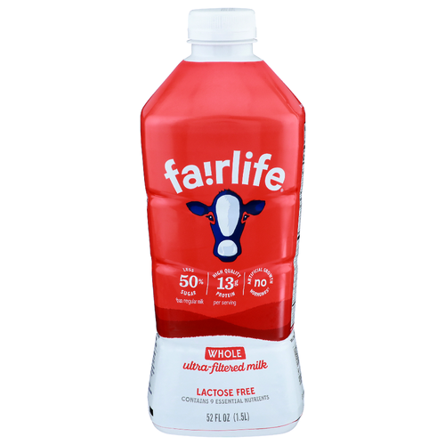 Fairlife Whole Ultra-Filtered Milk - 52 Fluid Ounce