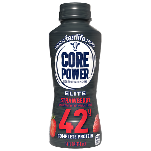 Core Power Strawberry Protein Shake Bottle - 14 Fluid Ounce Image 1 of 2