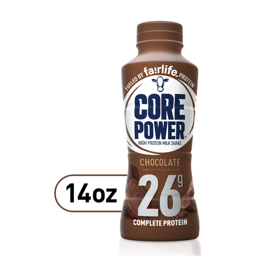 Core Power Protein Shake, Chocolate, Bottle - 14 Fluid Ounce