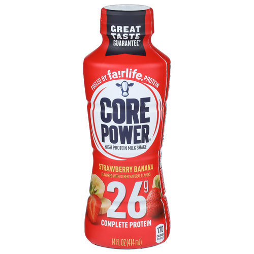 Core Power  Protein Shake, Strawberry Banana, 26G Bottle - 14 Fluid Ounce