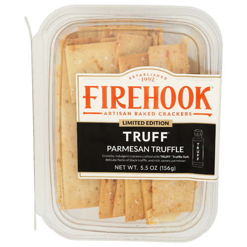 FIREHOOK Truffle Parmesan Crackers - 5.5 Ounce