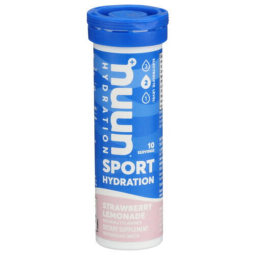 Nuun Electrolyte Drink Tablets Strawberry Lemonade - 10 Count