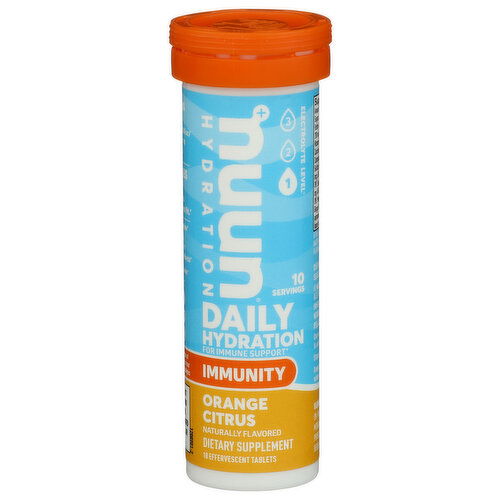 Nuun Orange Citrus Hydration - 10 Count