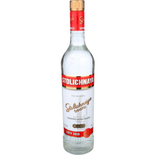 Stolichnaya Premium The Original Vodka - 750 ml
