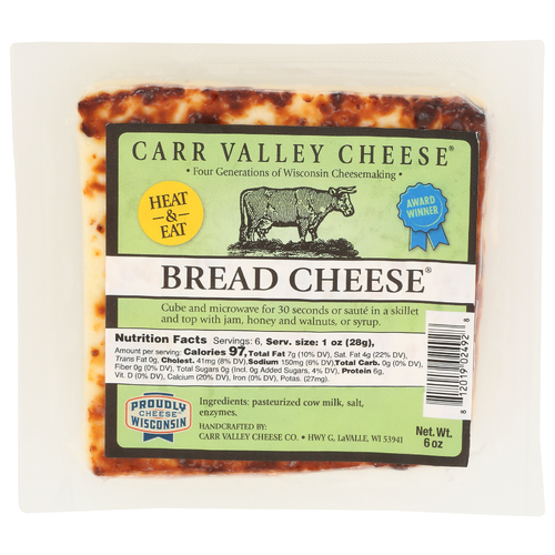 Carr Valley Cheese Clean Buttery Baked Original Bread - 6 Ounce - 1 Count