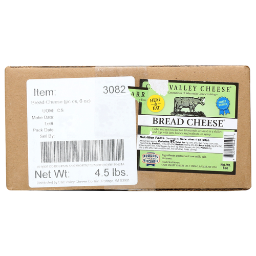 Carr Valley Cheese Original Bread - 6 Ounce - 12 Count
