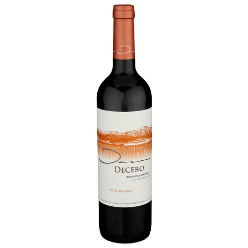 Decero Malbec Red Wine - 750 ml Image 1 of 2