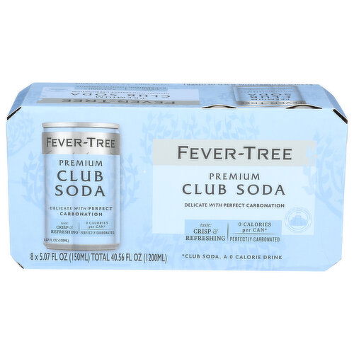 FEVER-TREE Club Soda 3x8x150ml - 5.07 Fluid Ounce - 8 Count