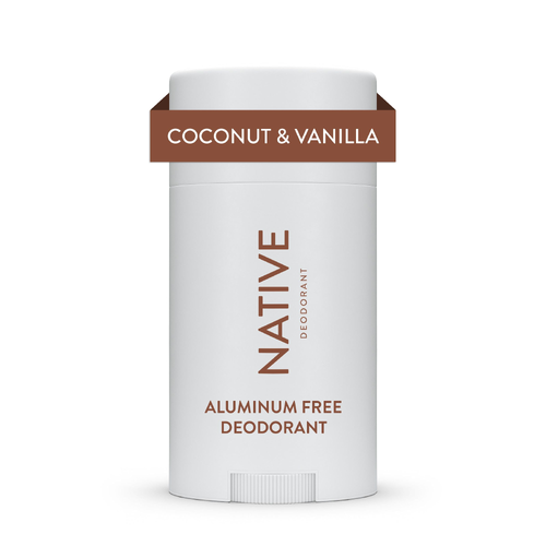 Native Deodorant, Coconut & Vanilla, Aluminum Free, For Women And Men - 2.65 Ounce