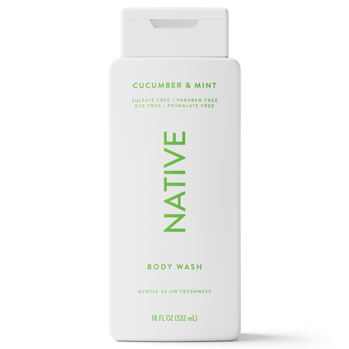 Native Body Wash Cucumber & Mint - 18 Ounce