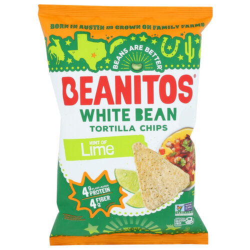 Beanitos Hint Of Lime Chips - 5 Ounce
