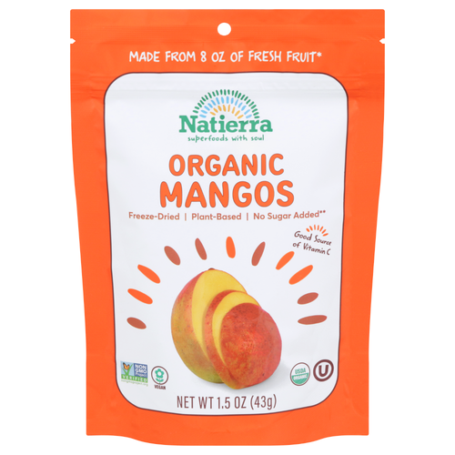 Natierra Mangos Freeze Dried Organic Freeze-Dried - 1.5 Ounce