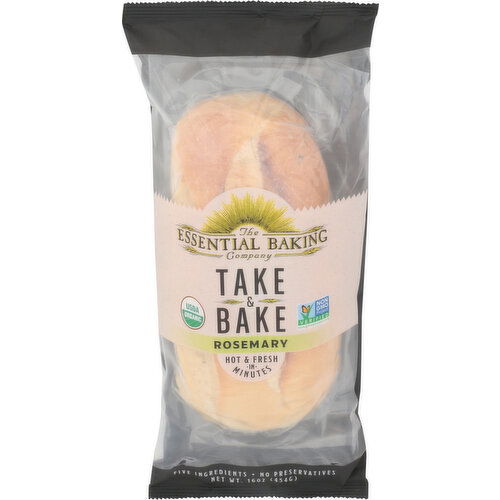 The Essential Baking Company Take And Bake Bread Rosemary - 16 Ounce