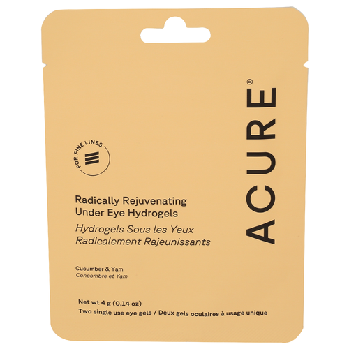 Acure Radically Rejuvenating Under Eye Hydrogel Mask - 0.07 Ounce - 2 Count