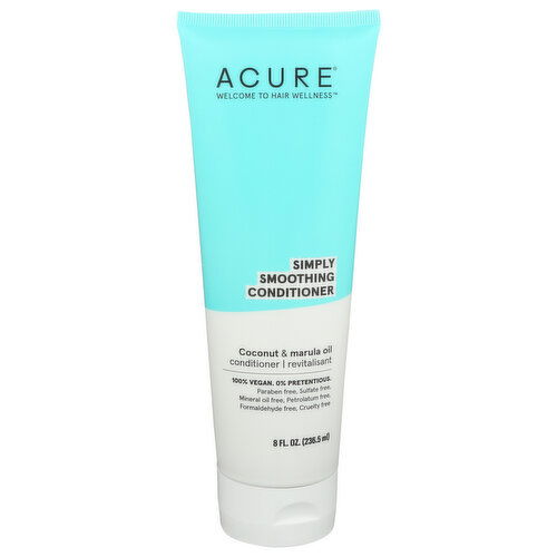 Acure Simply Smoothing Conditioner Coconut - 8 Fluid Ounce