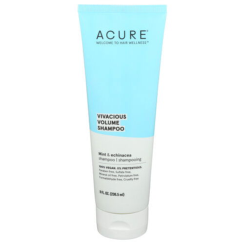 Acure Vivacious Volume Shampoo Peppermint - 8 Fluid Ounce