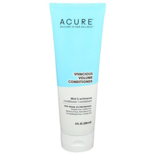 Acure Vivacious Volume Conditioner Peppermint - 8 Fluid Ounce