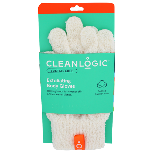 Clean Logic Cleanlogic Sustainable Exfoliating Body Gloves - 1 Count Image 1 of 2