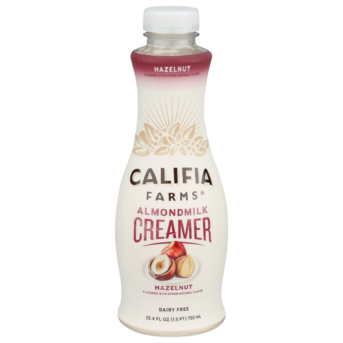 Califia Farms Almond Milk Coffee Creamer Hazelnut - 25.4 Fluid Ounce