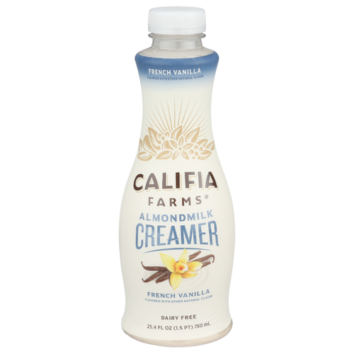 Califia Farms French Almond Milk Coffee Creamer Vanilla - 25.4 Fluid Ounce