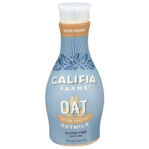 CALIFIA FARMS Extra Creamy Oat Milk Oatmilk Dairy Free - 48 Fluid Ounce