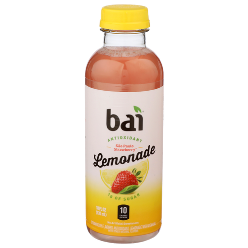 Bai Lemonade Sao Paulo Strawberry - 18 Fluid Ounce